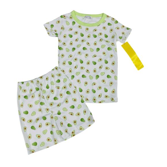 NWT Magnolia Baby 8Y Tiny Avocado Short Pjs - Picture 2 of 3